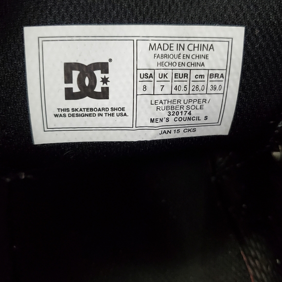 DC Suede Leather Council shoes - Picture 2 of 7